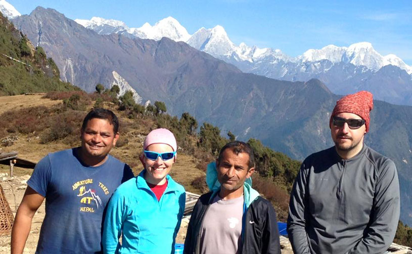 40: Dominika X 02 Pax (Poland).Gosainkunda Trekking, 14 Nov 2015